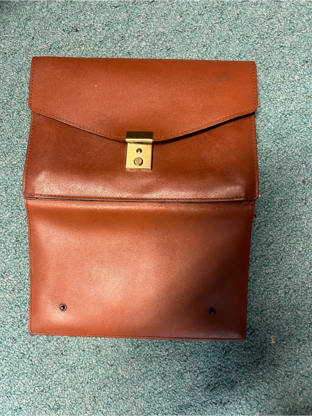 Brown Leather Travel Document Wallet